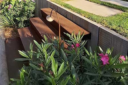 Escalier en acier corten SAINT PALAIS SUR MER