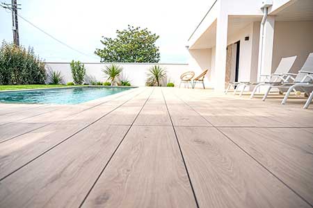 Terrasse en céramique SAINT PALAIS SUR MER